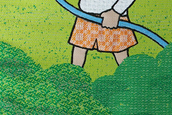 ランチョンマット絵本の拡大図